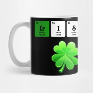 Funny Irish St Patrick_s Day Chemistry Science Mug